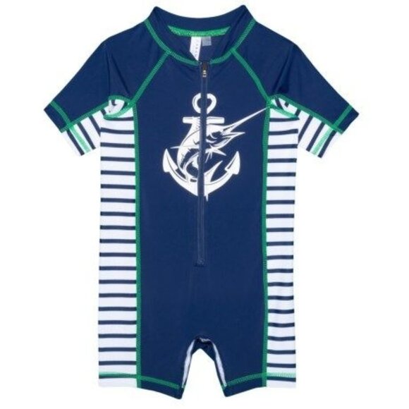 Cabana Life, Infant' UPF 50+ Swordfish Rash guard - Size 3-6 Mos - Picture 1 of 3